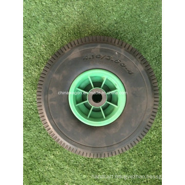4.10/3.50-4 Flat Tire PU Foam Wheel